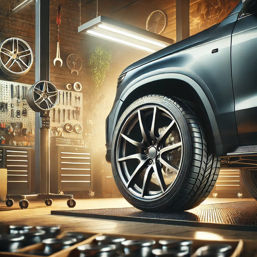 งานตั้งศูนย์และถ่วงล้อด้วยเครื่องมือมาตรฐาน